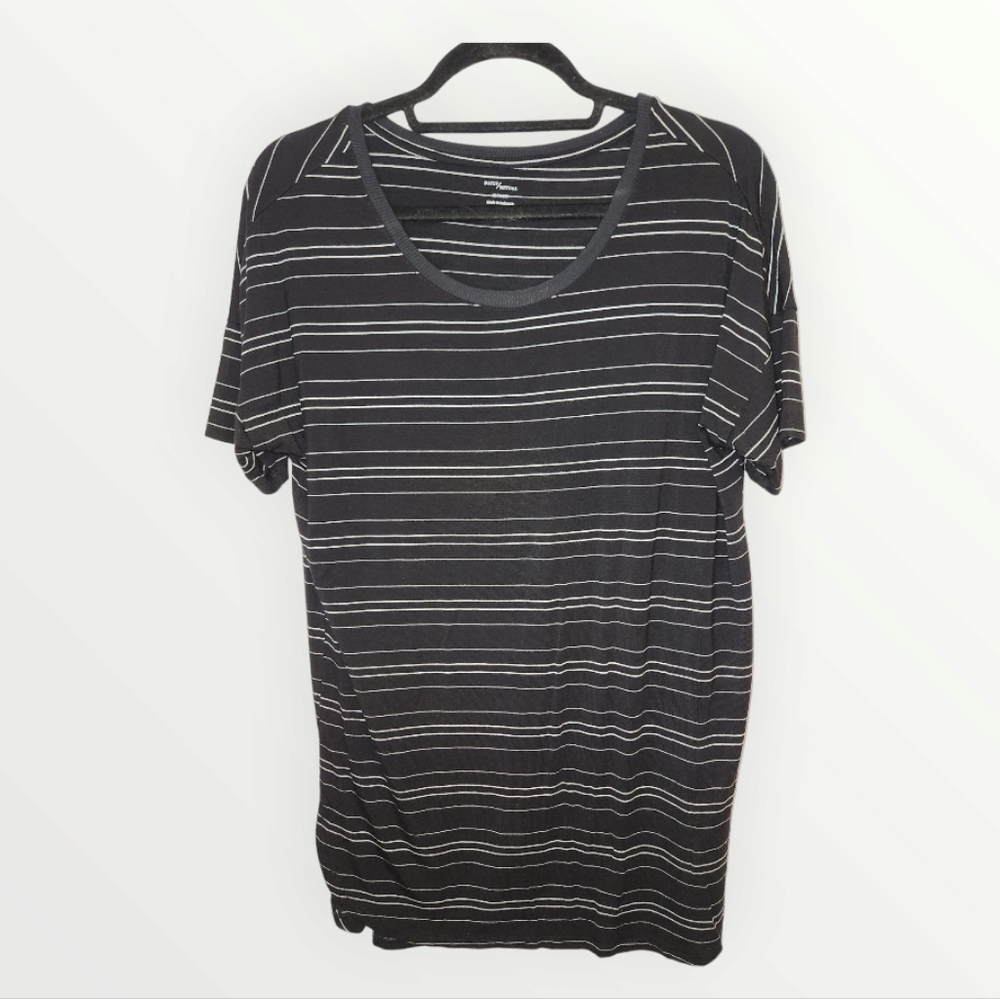 Daily Ritual Women's Jersey Relaxed-Fit Drop-Shoulder Top XS